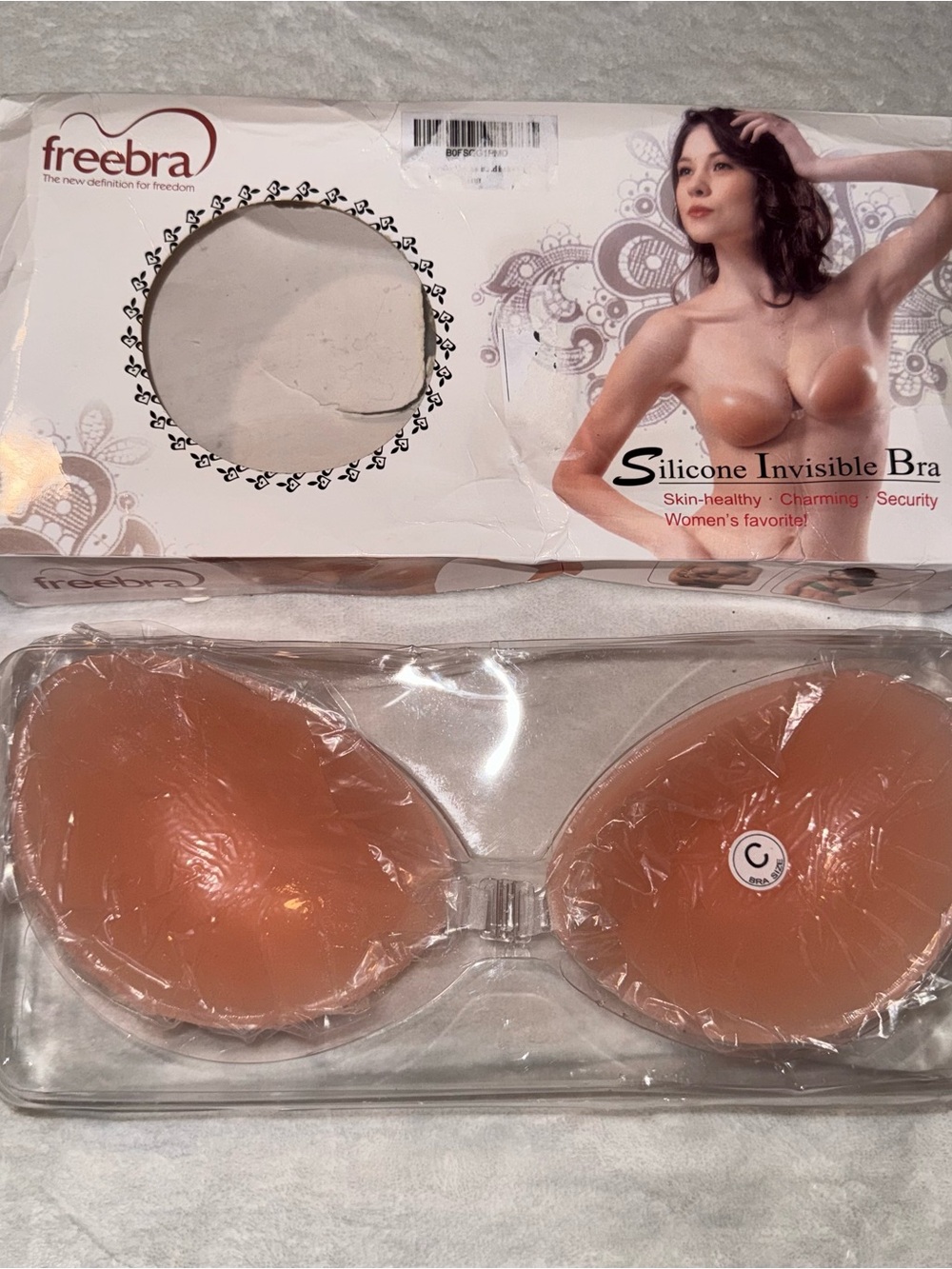 Freebra Silicone Invisible Adhesive Bra C Cup Nude